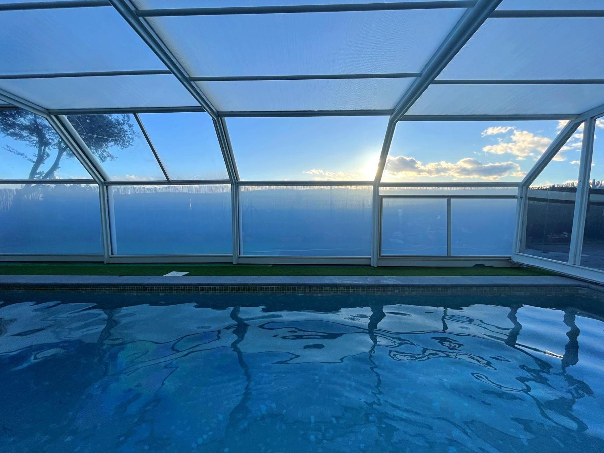 Villa Con Piscina Privada Climatizada 29ºc Santa Susanna Extérieur photo