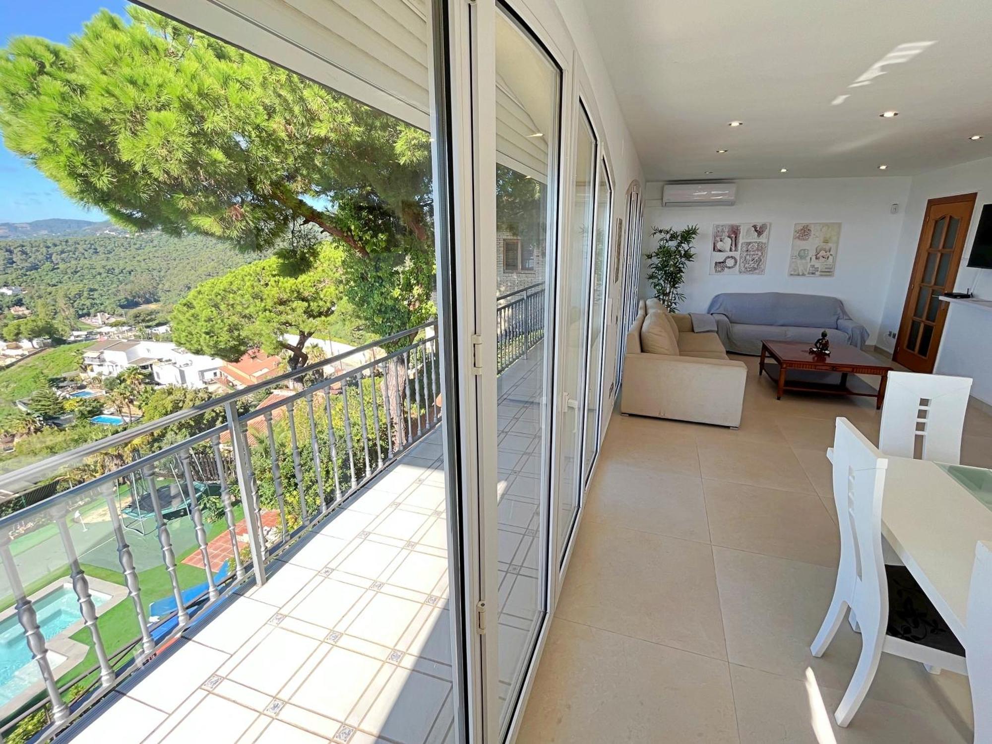 Villa Con Piscina Privada Climatizada 29ºc Santa Susanna Extérieur photo